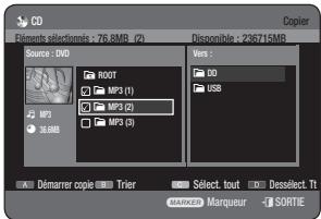 SAMSUNG DVD-HR775A - Copie de dossiers - 1