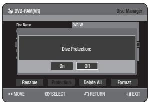 SAMSUNG DVD-HR775A - Disc Protection - 5