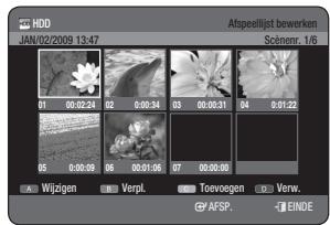 SAMSUNG DVD-HR775A - De toets PLAY LIST gebruiken - 2
