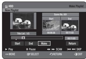 SAMSUNG DVD-HR775A - Using the TITLE LIST button - 3