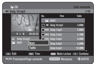 SAMSUNG DVD-HR775A - Utilisation de la fonction Trier - 2