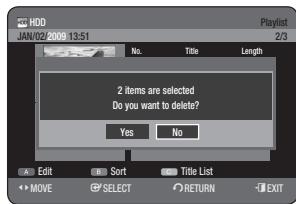 SAMSUNG DVD-HR775A - Using the PLAY LIST button - 4