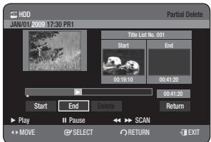 SAMSUNG DVD-HR775A - Using the TITLE LIST button - 3