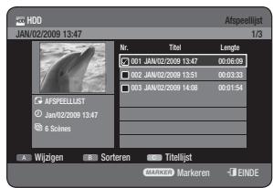 SAMSUNG DVD-HR775A - De toets PLAY LIST gebruiken - 2