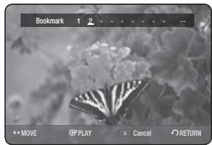 SAMSUNG DVD-HR775A - Setting Bookmarks - 1
