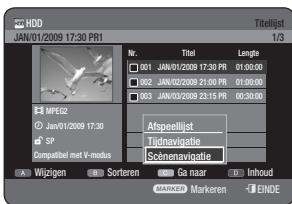 SAMSUNG DVD-HR775A - De toets TITLE LIST gebruiken - 1