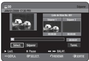 SAMSUNG DVD-HR775A - Utilisation du bouton TITLE LIST - 2