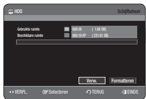 SAMSUNG DVD-HR775A - Alle titellijsten/DivX-lijsten/muzieklijsten/fotolijsten verwijderen - 2