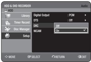 SAMSUNG DVD-HR775A - DRC - 1