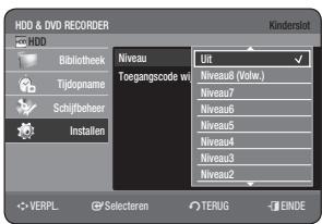 SAMSUNG DVD-HR775A - Het classificationiveau - 1