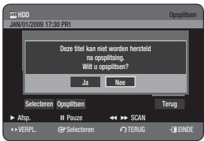 SAMSUNG DVD-HR775A - De toets TITLE LIST gebruiken - 4