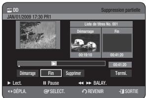 SAMSUNG DVD-HR775A - Utilisation du bouton TITLE LIST - 2