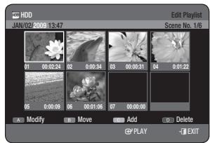 SAMSUNG DVD-HR775A - Using the PLAY LIST button - 2