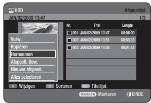SAMSUNG DVD-HR775A - De toets PLAY LIST gebruiken - 2