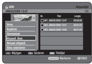 SAMSUNG DVD-HR775A - De toets PLAY LIST gebruiken - 1