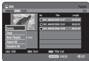 SAMSUNG DVD-HR775A - Using the PLAY LIST button - 3