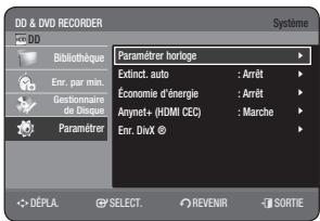 SAMSUNG DVD-HR775A - RéGLAGE DE L'HorLOGE - 3