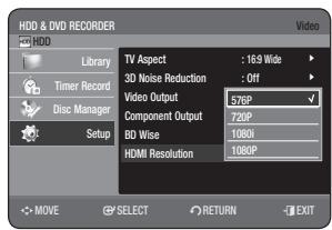 SAMSUNG DVD-HR775A - HDMI Resolution - 1