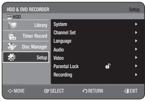 SAMSUNG DVD-HR775A - SETTING THE CLOCK - 2