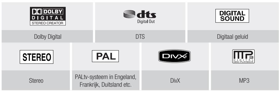 SAMSUNG DVD-HR775A - LOGO'S VAN SCHIJVEN DIE KUNNEN WORDEN AFGESPEELD - 1