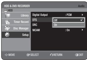 SAMSUNG DVD-HR775A - DTS - 2