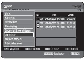 SAMSUNG DVD-HR775A - De toets TITLE LIST gebruiken - 1