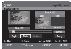 SAMSUNG DVD-HR775A - De toets TITLE LIST gebruiken - 2