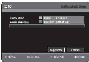 SAMSUNG DVD-HR775A - Suppression de tous les titres/des fichiers de DivX/des fichiers de musique/des fichiers de photos - 2