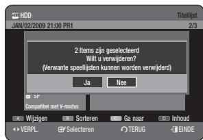 SAMSUNG DVD-HR775A - De toets TITLE LIST gebruiken - 2