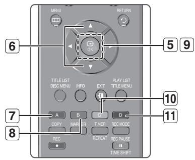 SAMSUNG DVD-HR775A - Toetsen op de afstandsbediening voor het afspelen van muziek-CD's (CD-DA)/MP3 - 2