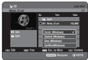 SAMSUNG DVD-HR775A - Codage des sous-titres DivX - 1