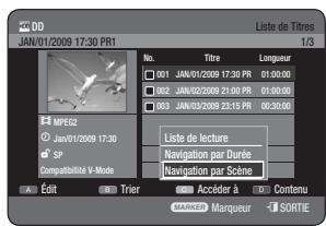 SAMSUNG DVD-HR775A - Utilisation du bouton TITLE LIST - 1