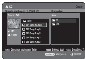 SAMSUNG DVD-HR775A - Copie de fichiers - 1
