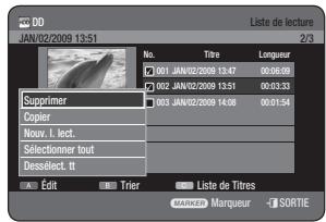 SAMSUNG DVD-HR775A - Utilisation du bouton PLAY LIST - 3