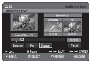 SAMSUNG DVD-HR775A - Modification d'une scène (replacement d'une scène) - 2