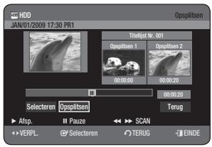 SAMSUNG DVD-HR775A - De toets TITLE LIST gebruiken - 3