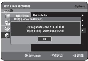 SAMSUNG DVD-HR775A - DivX(R) registratie - 1