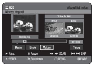 SAMSUNG DVD-HR775A - De toets TITLE LIST gebruiken - 3