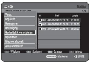 SAMSUNG DVD-HR775A - De toets TITLE LIST gebruiken - 1