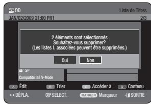 SAMSUNG DVD-HR775A - Utilisation du bouton TITLE LIST - 2