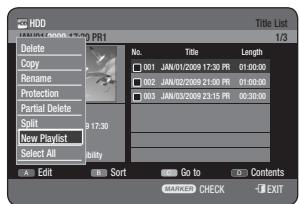 SAMSUNG DVD-HR775A - Using the TITLE LIST button - 1