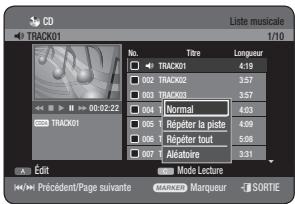 SAMSUNG DVD-HR775A - Répéter la lecture d'un CD (CD-DA) et d'un fichier MP3 - 1