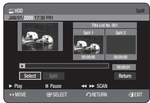 SAMSUNG DVD-HR775A - Using the TITLE LIST button - 2