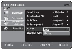 SAMSUNG DVD-HR775A - BD Wise (produits Samsung uniquement) - 1