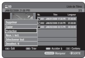 SAMSUNG DVD-HR775A - Utilisation du bouton TITLE LIST - 2