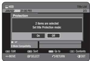 SAMSUNG DVD-HR775A - Using the TITLE LIST button - 2