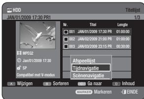 SAMSUNG DVD-HR775A - De toets TITLE LIST gebruiken - 1