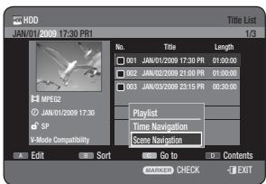 SAMSUNG DVD-HR775A - Using the TITLE LIST button - 1