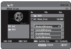 SAMSUNG DVD-HR775A - DivX Subtitle Encoding - 1