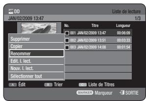 SAMSUNG DVD-HR775A - Utilisation du bouton PLAY LIST - 2